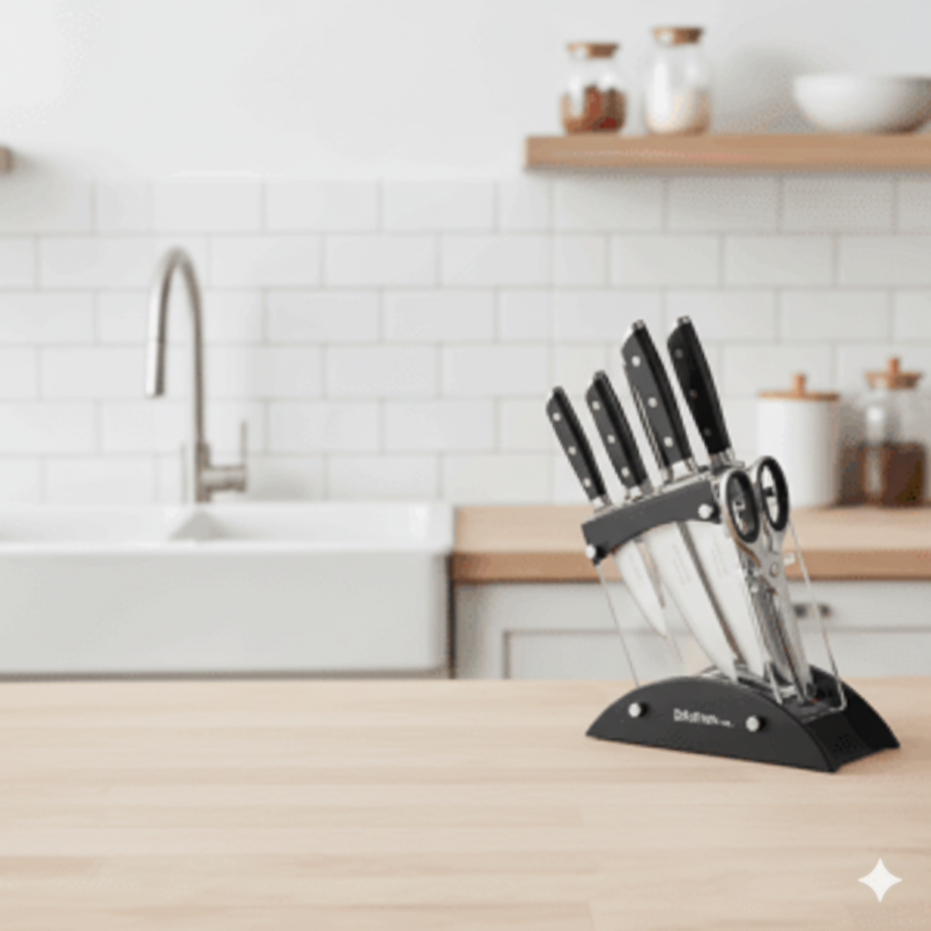 Gemini_Generated_Image_9nu4xn9nu4xn9nu4 سرویس کارد و ساطور 8 پارچه کالسکه یونیک کد 5548 (خارجی درجه یک) - Image 1