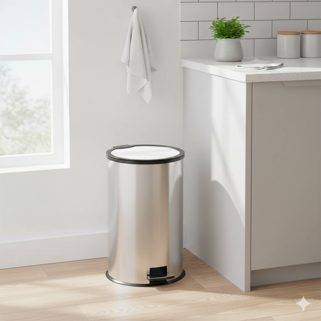 Gemini_Generated_Image_aprxeraprxeraprx سطل زباله پدال بین استیل آکا الکتریک 3لیتر - Image 1
