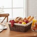 ست سبد نان 3 تایی طرح حصیری یونیک کد 3994 - Image 2