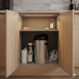 سطل زباله استیل تاچ بین آکا الکتریک 40لیتر 1 Gemini Generated Image dusj5idusj5idusj