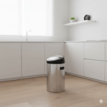 سطل زباله استیل تاچ بین آکا الکتریک 40لیتر - Image 2