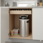 سطل زباله استیل شوت بین آکاالکتریک 45لیتر - Image 2