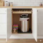 سطل زباله استیل شوت بین آکاالکتریک 38لیتر - Image 2