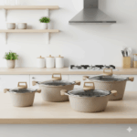 سرویس قابلمه 13 پارچه سرامیکی یونیک کد 8791 (خارجی درجه عالی)