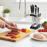 سرویس کارد و ساطور 8 پارچه کالسکه یونیک کد 5548 (خارجی درجه یک) - Image 2