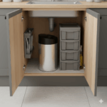 سطل زباله استیل اسلاید بین آکا الکتریک 45لیتر - Image 2