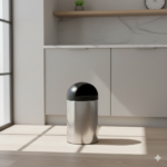 سطل زباله استیل کاپ بین آکا الکتریک 40لیتر