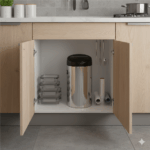 سطل زباله استیل تاچ بین آکا الکتریک 45لیتر - Image 2