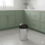 سطل زباله استیل تن دور آکا الکتریک 20لیتر