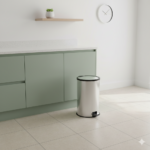 سطل زباله پدال بین استیل آکا الکتریک 16لیتر