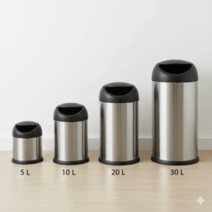 سطل زباله استیل کاپ بین آکا الکتریک 30لیتر 1 Gemini Generated Image x2dtp4x2dtp4x2dt