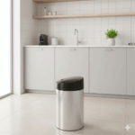 سطل زباله استیل اسلاید بین آکا الکتریک 45لیتر