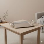 سینی استیل دو تکه نگین دار یونیک کد 3825 (خارجی درجه 1)