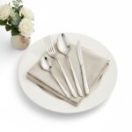 سرویس کیفی 129 پارچه قاشق و چنگال استیل ضخامت 4.5 میل یونیک کد 5728 (خارجی درجه 1) - Image 4