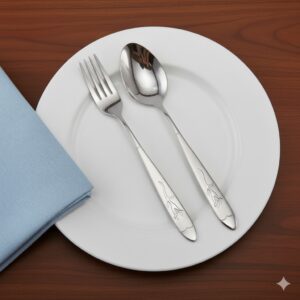 قاشق و چنگال غذاخوری استیل گل میخک نیوهوم 1 unnamed 11 4