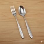 قاشق و چنگال غذاخوری استیل گل میخک نیوهوم