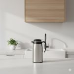 فلاسک 1 لیتری شیشه دار استیل یونیک کد 1707