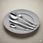 سرویس کیفی 129 پارچه قاشق و چنگال استیل ضخامت 4.5 میل یونیک کد 5978 (خارجی درجه 1)