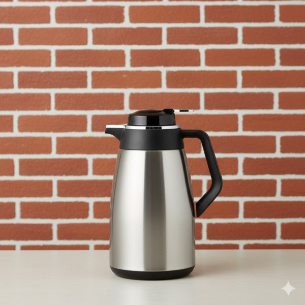 فلاسک 1.6 لیتری شیشه دار استیل یونیک کد 1756 - Image 1