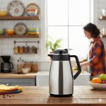 فلاسک 1.6 لیتری شیشه دار استیل یونیک کد 1756 - Image 3