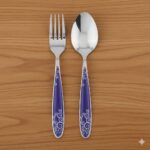 قاشق و چنگال رنگی مونترال 12 پارچه یونیک کد5879