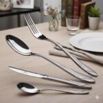 سرویس کیفی 129 پارچه قاشق و چنگال استیل ضخامت 4.5 میل یونیک کد 5984 (خارجی درجه 1) - Image 3