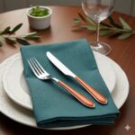 کارد و چنگال بارسلون 12 پارچه یونیک کد 5815 - Image 2