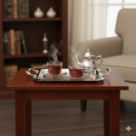 سینی کروم دو تکه یونیک کد1605 - Image 3