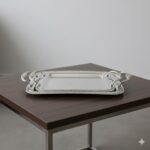 سینی استیل دو تکه نگین دار یونیک کد 3823 (خارجی درجه 1)