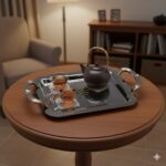 سینی استیل دو تکه نگین دار یونیک کد 3821 (خارجی درجه 1) - Image 3