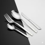 سرویس کیفی 129 پارچه قاشق و چنگال استیل ضخامت 4.5 میل  یونیک کد 5726 (خارجی درجه 1)