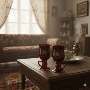 لیوان قهوه خوری ایریشکافه پاشاباغچه کد 44159 طرح شاه عباسی 1 11 300x300 1