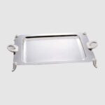 سینی متوسط نگین دار حلقه ای صادراتی یونیک کد 3819 - Image 2