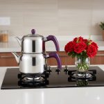 کتری و قوری استیل 2/3 لیتری ترک یونیک کد 7509