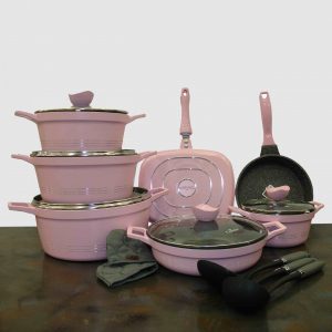 سرویس 16پارچه صورتی کلاسیک صادراتی یونیک کد 7707