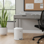 سطل زباله 5 لیتری سفید صادراتی یونیک کد 4110 - Image 2