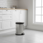 سطل زباله استیل 12 لیتری صادراتی یونیک کد 4420