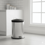 سطل زباله پدال دار استیل کلاغی آکا الکتریک 20 لیتر