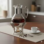 قهوه خوری قایقی نقره ای یونیک کد 3864