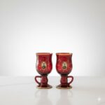 لیوان قهوه خوری ایریشکافه پاشاباغچه کد 44159 طرح شاه عباسی