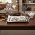 سینی متوسط نگین دار حلقه ای صادراتی یونیک کد 3819 - Image 3