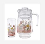 پارچ و لیوان الیز گلدار صورتی لومینارک مدل Elise - Image 3