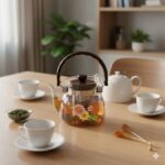 قوری پیرکس 600 میلی لیتری دسته رو کد F016 - Image 2