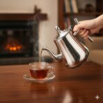 قوری استیل 1/5 لیتری هرمی - Image 2