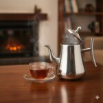 قوری استیل 1/5 لیتری هرمی