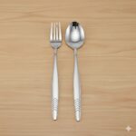 قاشق و چنگال غذاخوری استیل گل زانتیا