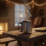 لیوان سفری استیل دوجداره درب دار - Image 2