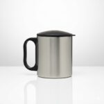 لیوان سفری استیل دوجداره درب دار