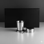 لیوان جیبی استیل تاشو سفری