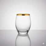 نیم لیوان بارل لب طلا پاشاباغچه کد 41010 ست 6 عددی